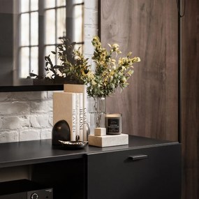 TV STOLÍK YSABEL ČIERNY 185 cm