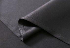 Čierny záves OXFORD 140x250 cm Zavesenie: Kovové krúžky