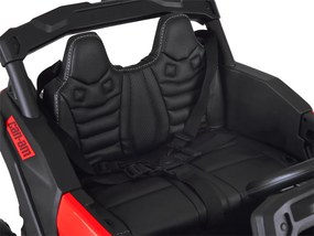 JOKOMISIADA Detské elektrické auto Buggy 4x4 na batériu 800 W červené PA0299 CZ