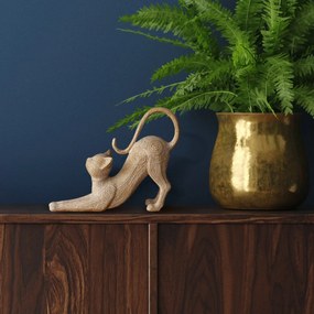 DEKORAČNÁ SOŠKA VALERI 25X7X19 CM ZLATÁ