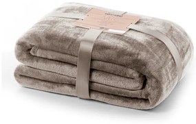 Hnedý pléd DecoKing Mic, 150 x 200 cm