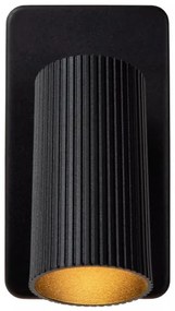Lucide 09239/11/30 - Nástenné bodové svietidlo CLUBS 1xGU10/40W/230V čierna