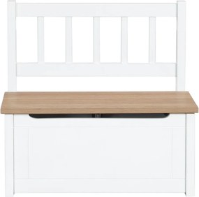 Biela detská lavica Woody – Roba