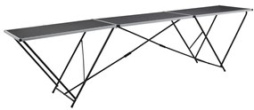 Skladací tapetovací stôl, MDF a hliník 300x60x78 cm