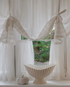 ferm Living Misa na ovocie Fountain kamenina biela 41 x 24 cm