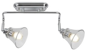 Rabalux 3208 - Kúpeľňové bodové svietidlo ANTOINE 2xE14/40W/230V IP44