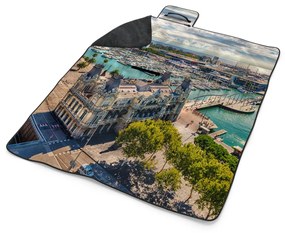 Sablio Plážová deka Barcelona Prístav: 200x140 cm