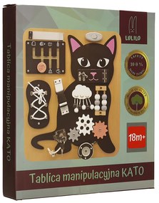 Senzorická manipulačná tabuľa Kitten LULILO KICIAO