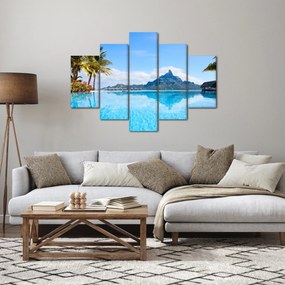 Obraz - Bora-Bora, Francúzska Polynézia (150x105 cm)