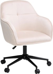 XXXLutz OTOČNÁ STOLIČKA, zamat, čierna, béžová Livetastic - Online Only kancelárie - 001156000902