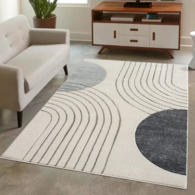 Dekorstudio Moderný koberec BONITO 7170 sivý Rozmer koberca: 140x200cm