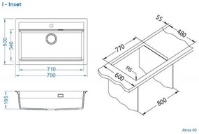 ALVEUS CZ ATROX 40 písek 22 + pop up sifon