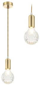 Toolight - závesná lampa Retro Gold G9 APP649-1CP, zlatá, OSW-08160