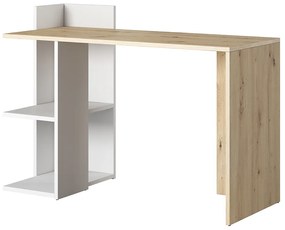 Písací stôl PACO 1, 120x87,5x52, dub artisan/antracit