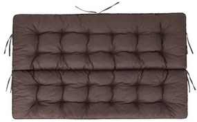 Vankúš na záhradnú hojdačku POLA 120 cm tmavohnedý ekolen