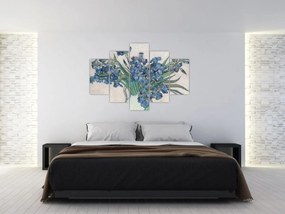 Obraz - Vincent van Gogh, Irises, reprodukcia (150x105 cm)
