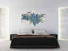 Obraz - Vincent van Gogh, Irises, reprodukcia (150x105 cm)