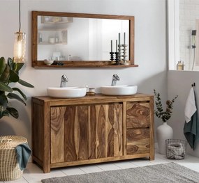 furniture-nabytek.cz - Drevená skrinka pod umývadlo masív 130x70x45