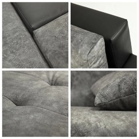Sedacia súprava Kanton Mini, Dostupné poťahy: ekokoža Soft 017 + Lux 06