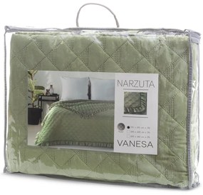 PREHOZ NA POSTEĽ VANESA 200X220 CM SVETLOZELENÝ