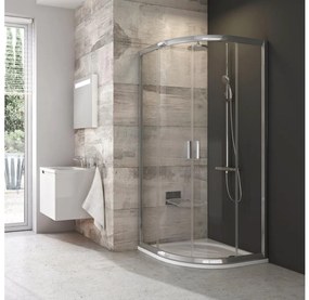 Ravak 3B270C00Z1B-Sprchový kút štvordielny štvrťkruhový BLIX 90x90cm lesklý chróm