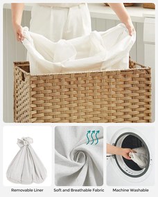 Kôš na bielizeň na kolieskach SONGMICS LCB363N01