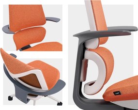 Ergonomická detská stolička MOSH Airflow 396 – oranžová