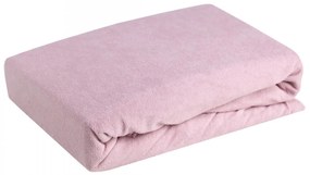 FROTÉ PRESTIERADLO 200X220 CM, VÝŠKA 20 CM PÚDROVO RUŽOVÉ