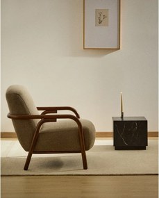 Taupe ženilkové kreslo Sylo – Kave Home