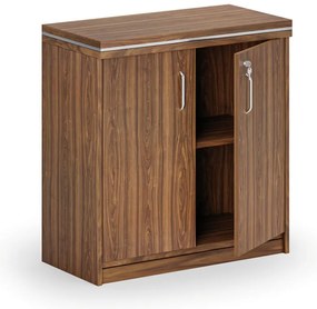Kancelárska skriňa ARRISTO LUX, 800 x 400 x 836 mm, orech