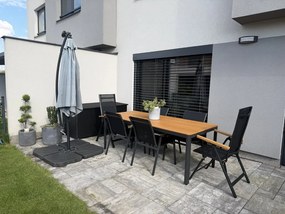 Noela Záhradný jedálenský set Milano + 6x stolička Oslo + 2x kreslo Mona