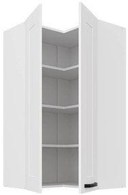 Horná rohová kuchynská skrinka Lucid 60x60 GN-108 2F (90°) (korpus: biela + front: mdf biela). Vlastná spoľahlivá doprava až k Vám domov. 1134646