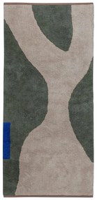 Tmavozelený prateľný bavlnený behúň 70x150 cm Figura – Mette Ditmer Denmark