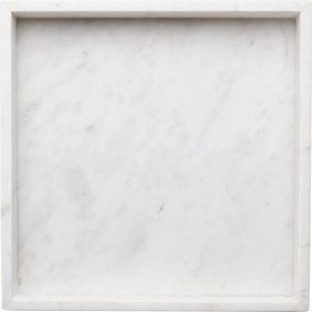 MARBLE Mramorová tácka - biela