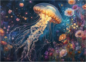 Obraz - Magická medúza (70x50 cm)