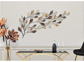 Bielo-hnedá nástenná dekorácia Mauro Ferretti Ramo, šírka 115,5 cm