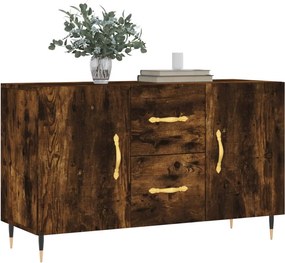 vidaXL Komoda, tmavý dub 100x36x60 cm, kompozitné drevo
