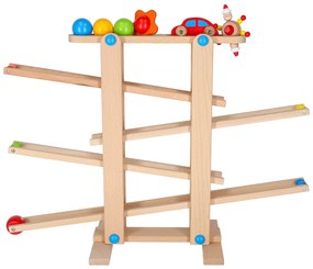 Drevená Montessori guľôčková dráha XXL KIK