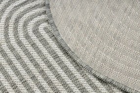 Koberec ORGANIC 1835 geometrický, krémový / sivý