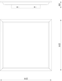 Globo 41582D2 - LED Stropné svietidlo DOHA LED/24W/230V