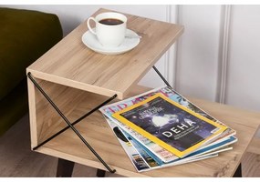 Nočný stolík CROSS 55x50 cm hnedá