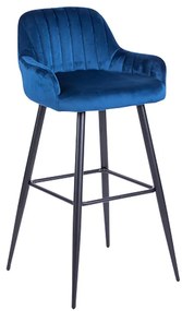 Barová stolička  2-170ap Blue Velvet