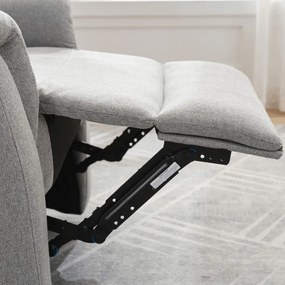 Polohovacie kreslo sivé TV-916 SIL2