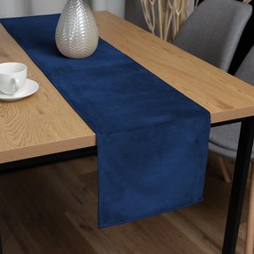 Biante Zamatový behúň na stôl Velvet Prémium SVP-036 Námornícka modrá 45x120 cm