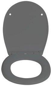 Sivé WC antikoro sedadlo Wenko Vorno
