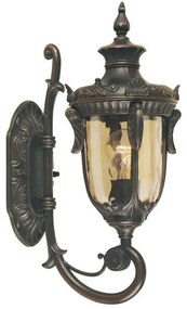 Elstead PH1-S-OB - Vonkajšie nástenné svietidlo PHILADELPHIA 1xE27/60W/230V IP44