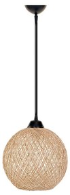 Luster na lanku JUTE 1xE27/60W/230V béžová