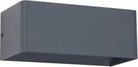 Brilagi - LED vonkajšie nástenné svietidlo DONNANI LED/7W/230V 20 cm antracit IP44
