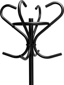 Vešiak na oblečenie LIVIO - čierny