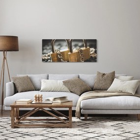 Obraz dvoch zámkov (120x50 cm)
